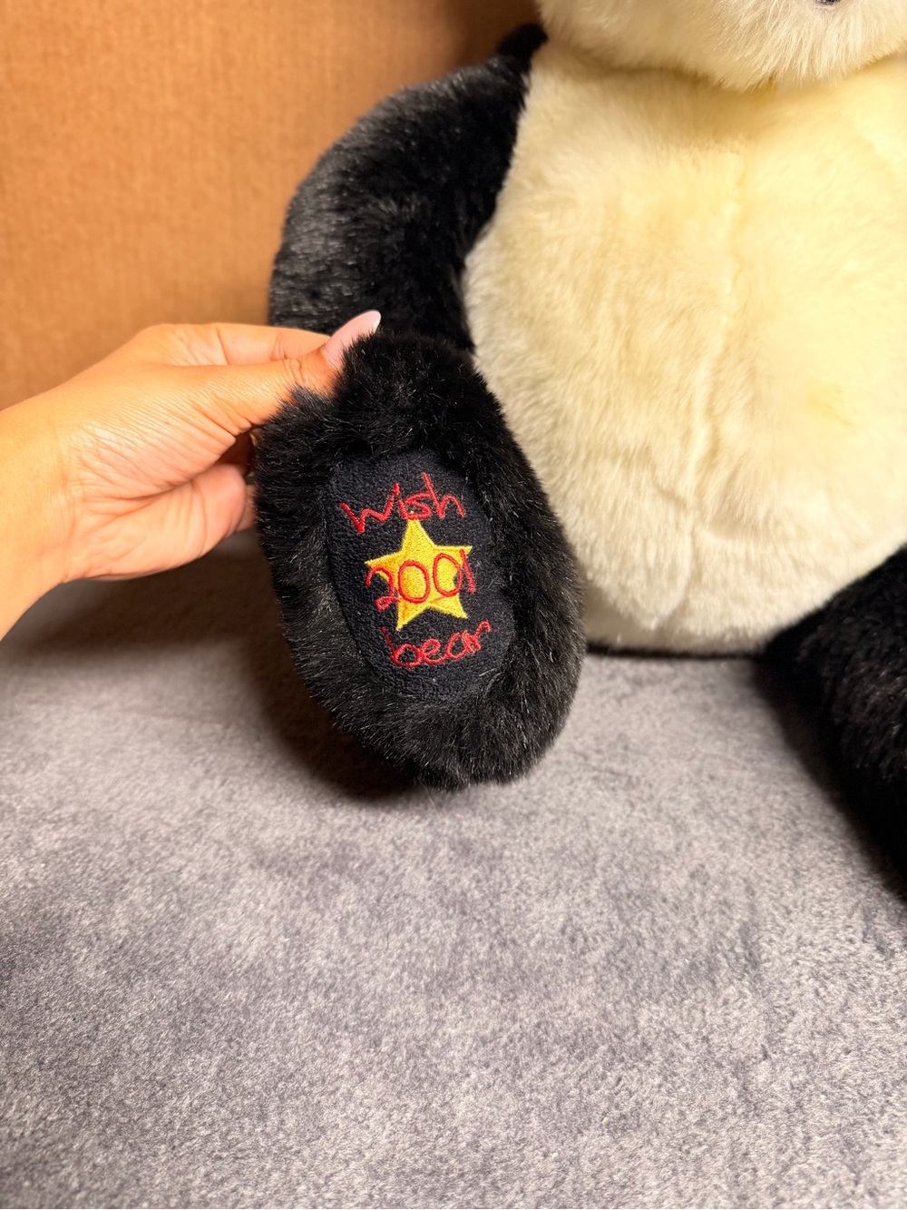 Vintage 2001 Gund Smithsonian National Zoo Large Panda Bear Wish Plush - Picture 3 of 6